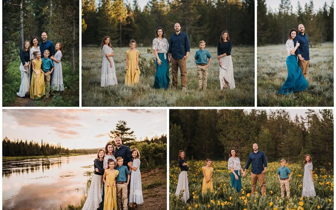 Island Park Idaho Family Portrait Session